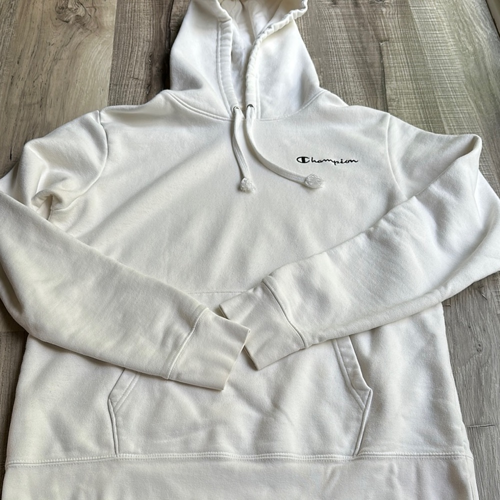 Champion Classic White Pullover Hoodie